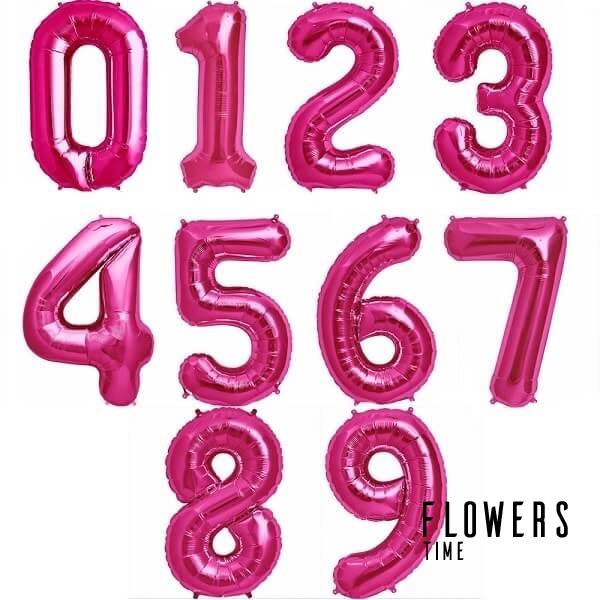 helio balionas rožinis skaičius