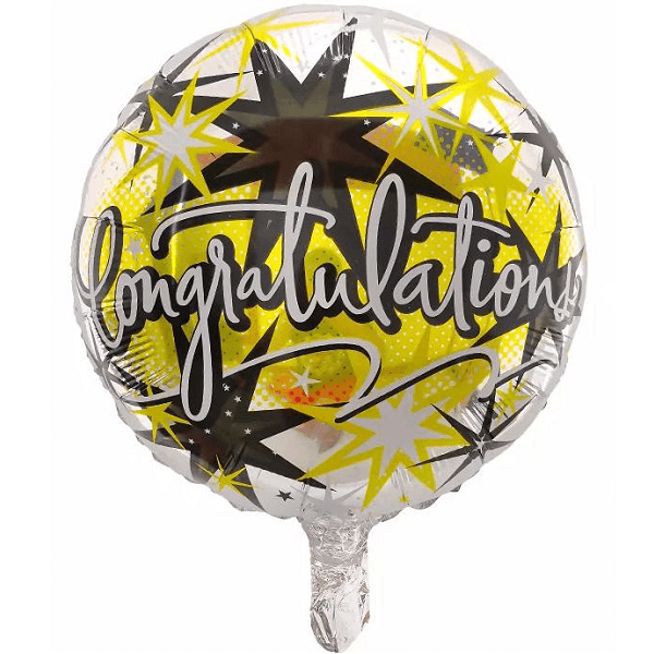 Helio balionai šventėms „Congratulations“