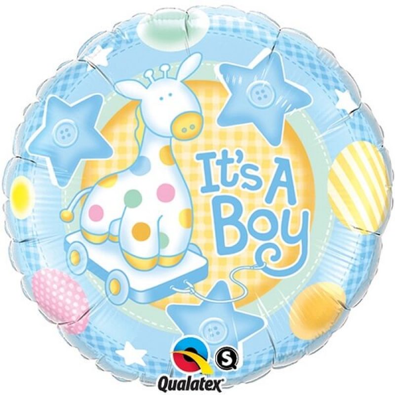 Helio balionas berniukui „It's a boy“